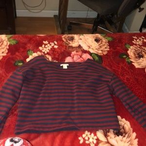 Long sleeve crop top